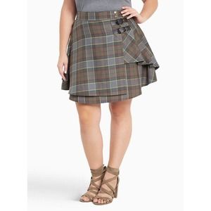 NEW NWT Torrid Plus Size 24 Outlander Fraser Tartan Plaid Skirt Collectible
